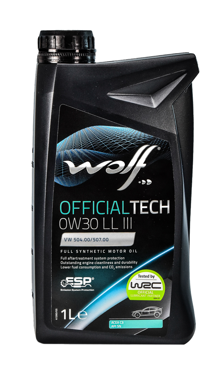 Моторное масло Wolf OfficialTech 0W30 LL III FE, 1л